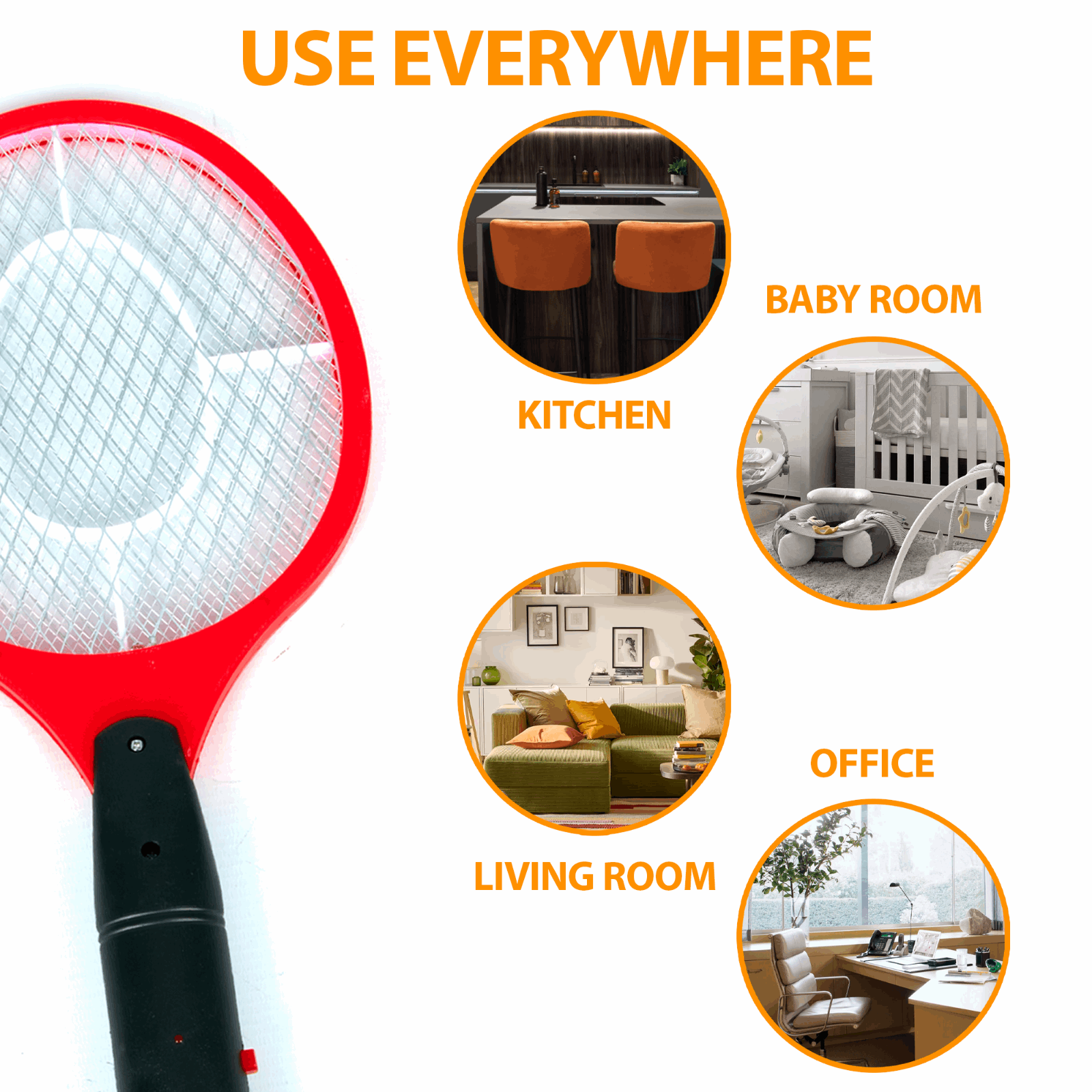 Electric fly swatter