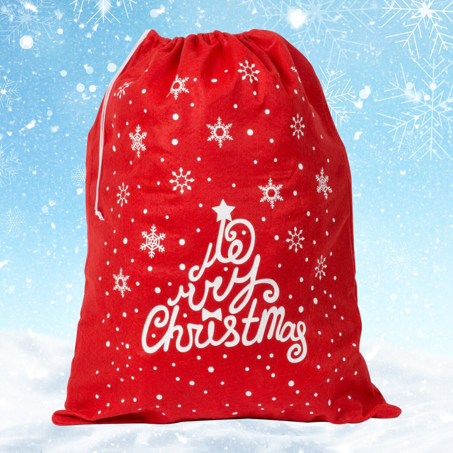 Large Christmas Santa Sack: The Ultimate Festive Stocking Bag for Generous Gifts!" - ShopBox 