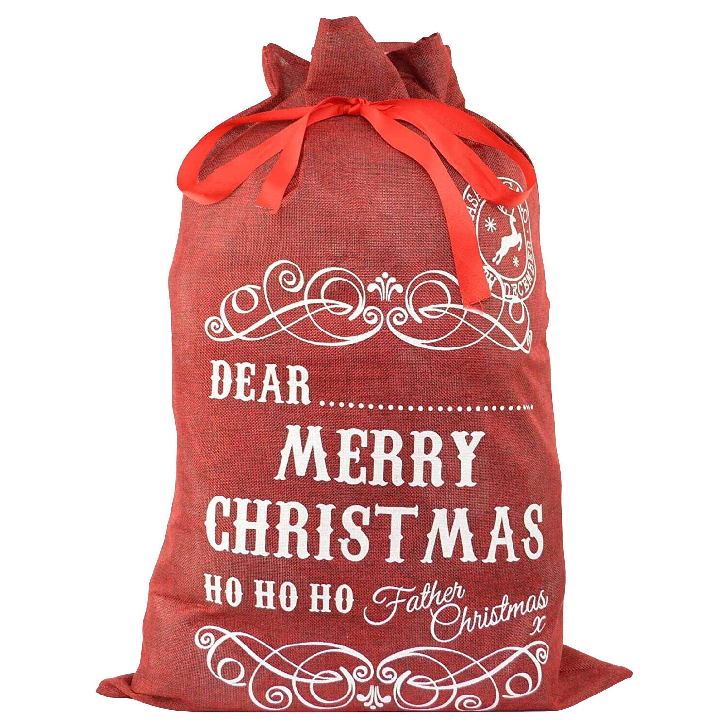 Large Christmas Santa Sack: The Ultimate Festive Stocking Bag for Generous Gifts!" - ShopBox 