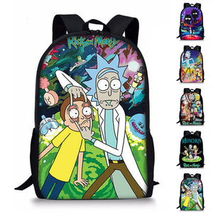 Rick and Morty Travel Backpack - ShopBox 