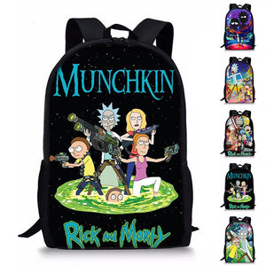 Rick and Morty Travel Backpack - ShopBox 