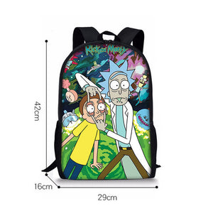 Rick and Morty Travel Backpack - ShopBox 