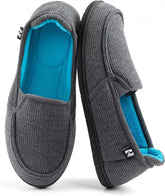 Women's Two-Tone Hoodback Slipper with Removable Insole, Size 5 UK - ShopBox 