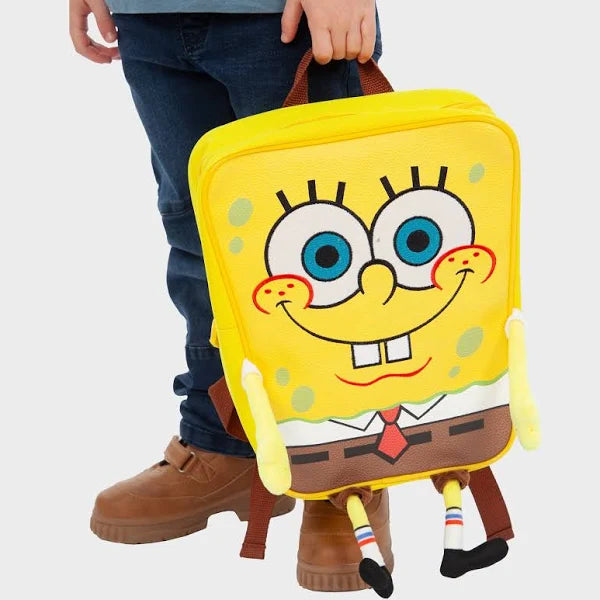 New Spongebob Backpack Child Kawaii Cartoon Printed School Bag Boys Girls School Backpacks - ShopBox 