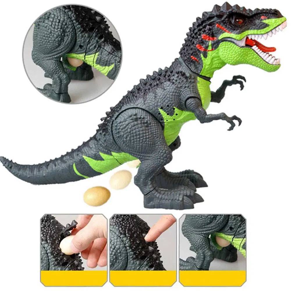 Electric Spray Projection T-Rex Dinosaur Model Plastic Gift Box