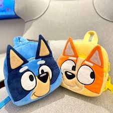 Bluey Children Schoolbag Cartoon Bluey Family Plush Backpack Picnic And Travel Photo Snack Bag Children Gifts - ShopBox 