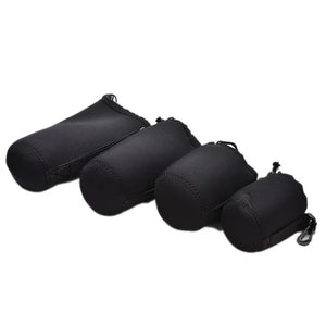 Waterproof Soft Camera Lens Pouch Storage Bag Case Size - ShopBox 