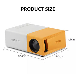 YG300 Mini Portable Multimedia Projector Full HD 1080P Home Theater - ShopBox 